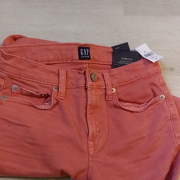 Cupid Pink Mid-rise true skinny ankle jeans coral - Picture 2 of 12